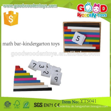Vorschule hölzernes Mathe Lernmaterial Mathe Bar- Kindergarton Spielzeug